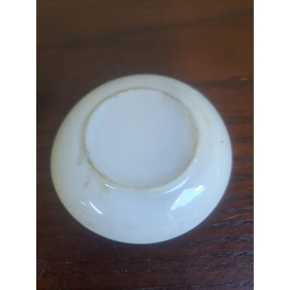 Vintage 1930s Minature Porcelain Floral Teacup And Saucer Set